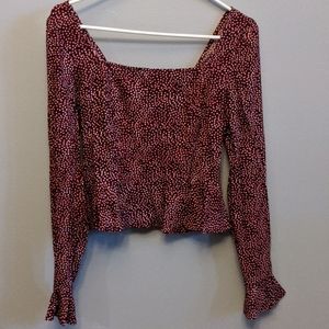 Express cropped blouse